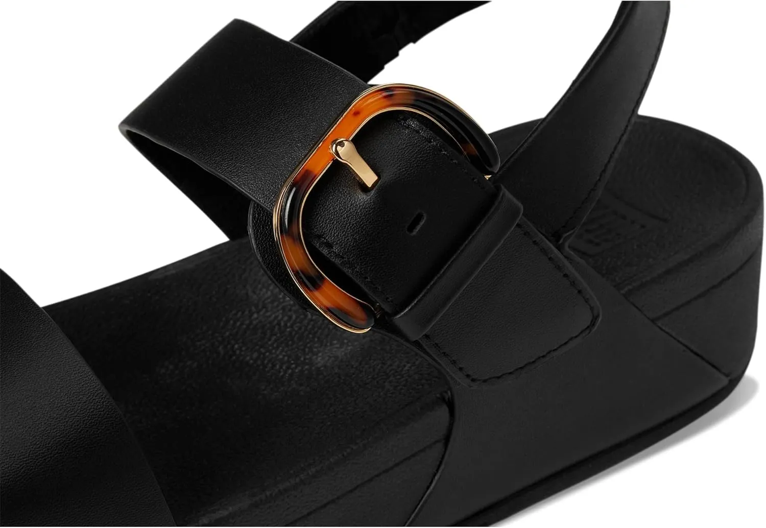 FitFlop Women's Lulu Adjustable Leather Back-Strap Sandals Wedge