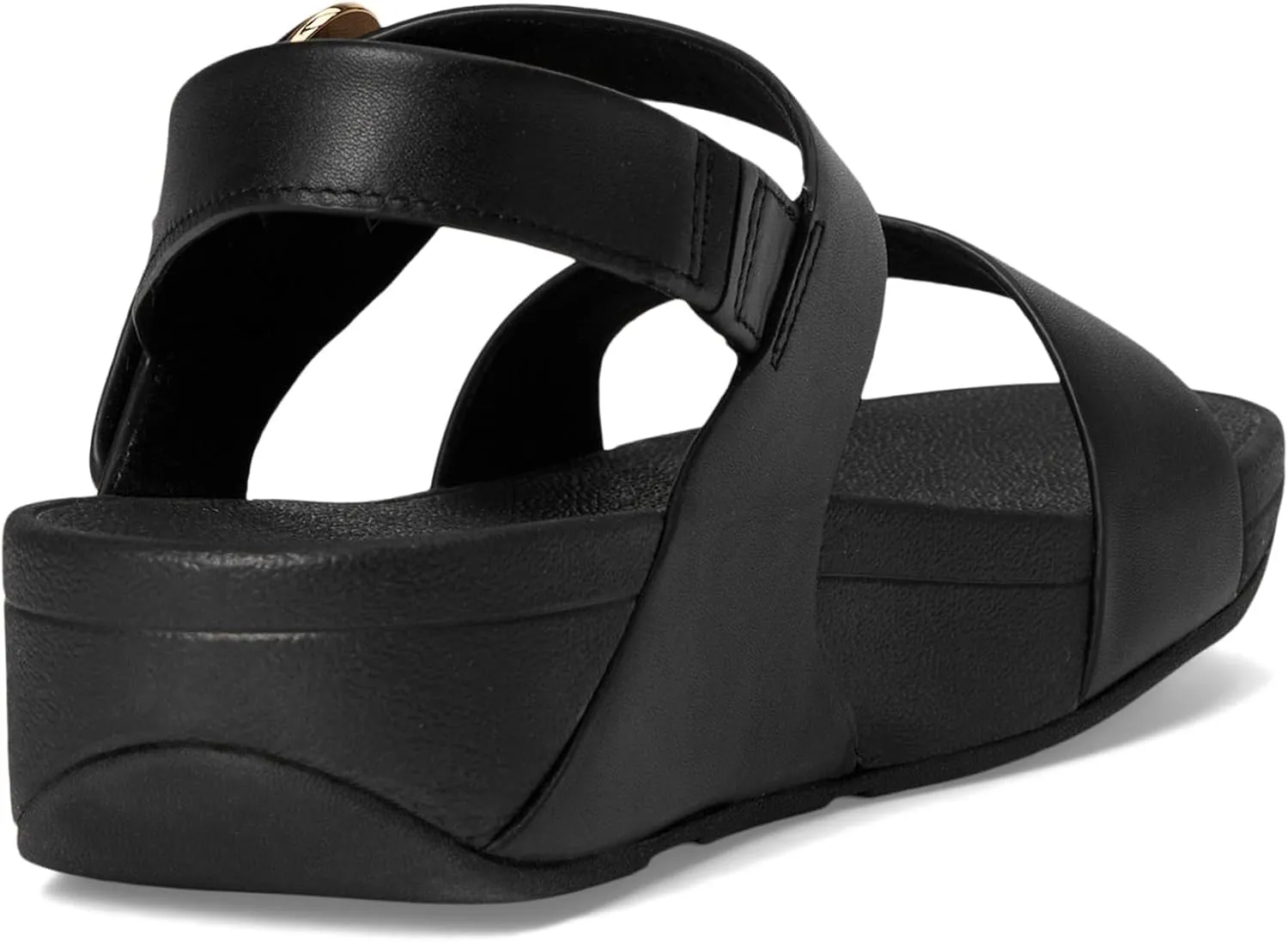 FitFlop Women's Lulu Adjustable Leather Back-Strap Sandals Wedge