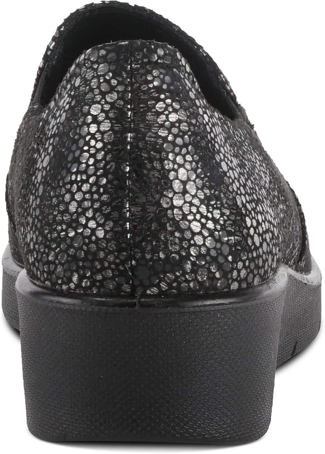 Flexus Spring Step Pellegrini Women's Loafer - Embossed Clogs Platform Loafers for Women - Stretchable Casual Slip On Shoes