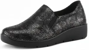 Flexus Spring Step Pellegrini Women's Loafer - Embossed Clogs Platform Loafers for Women - Stretchable Casual Slip On Shoes