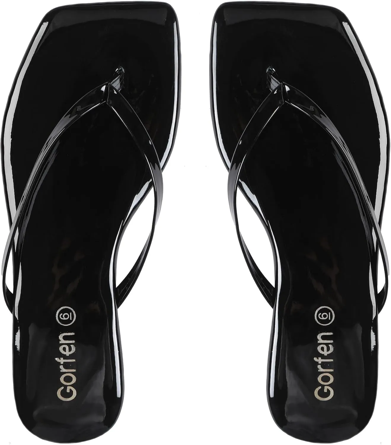 Flip Flops for Women Comfortable Square Toe Casual Beach Sandals Summer Outdoor and Everyday Wear
