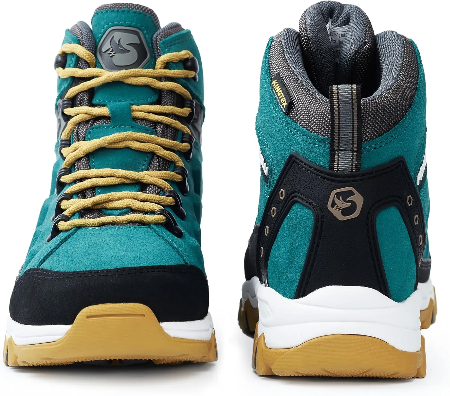 Foxelli Women’s Hiking Boots - Waterproof Lightweight & Breathable Suede Leather