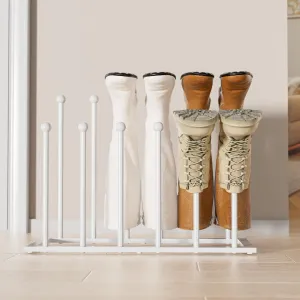 Free Standing Shoe Racks for Boots - 6 Pair Boot Rack, Shoe Organizer for Closet, Entryway, Garage, Porch, Bedroom, Patio and Hallway, Boot Holders to Keep Them Straight
