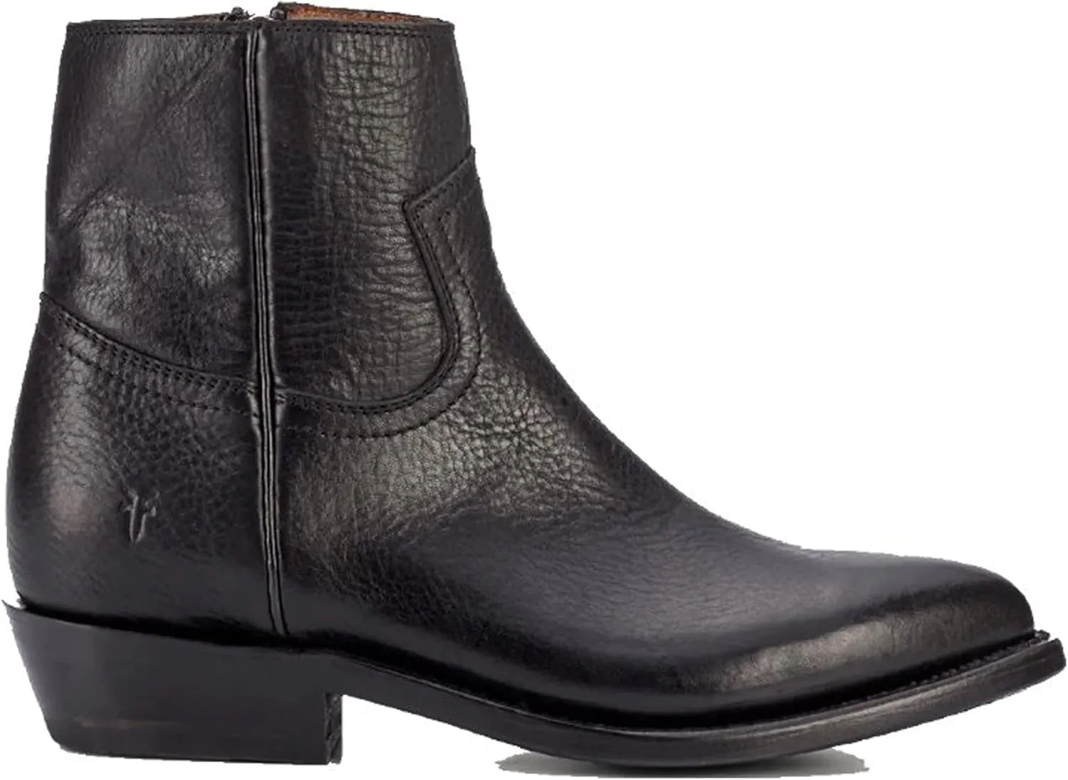 Frye Billy Inside Zip Booties for Women Crafted from Antiqued Leather with Wellington Stitchwork, Brass Hardware - 5 ¾” Shaft