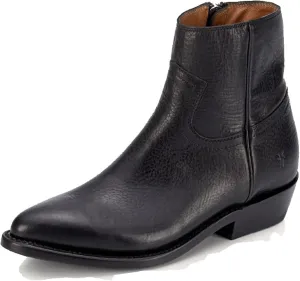 Frye Billy Inside Zip Booties for Women Crafted from Antiqued Leather with Wellington Stitchwork, Brass Hardware - 5 ¾” Shaft