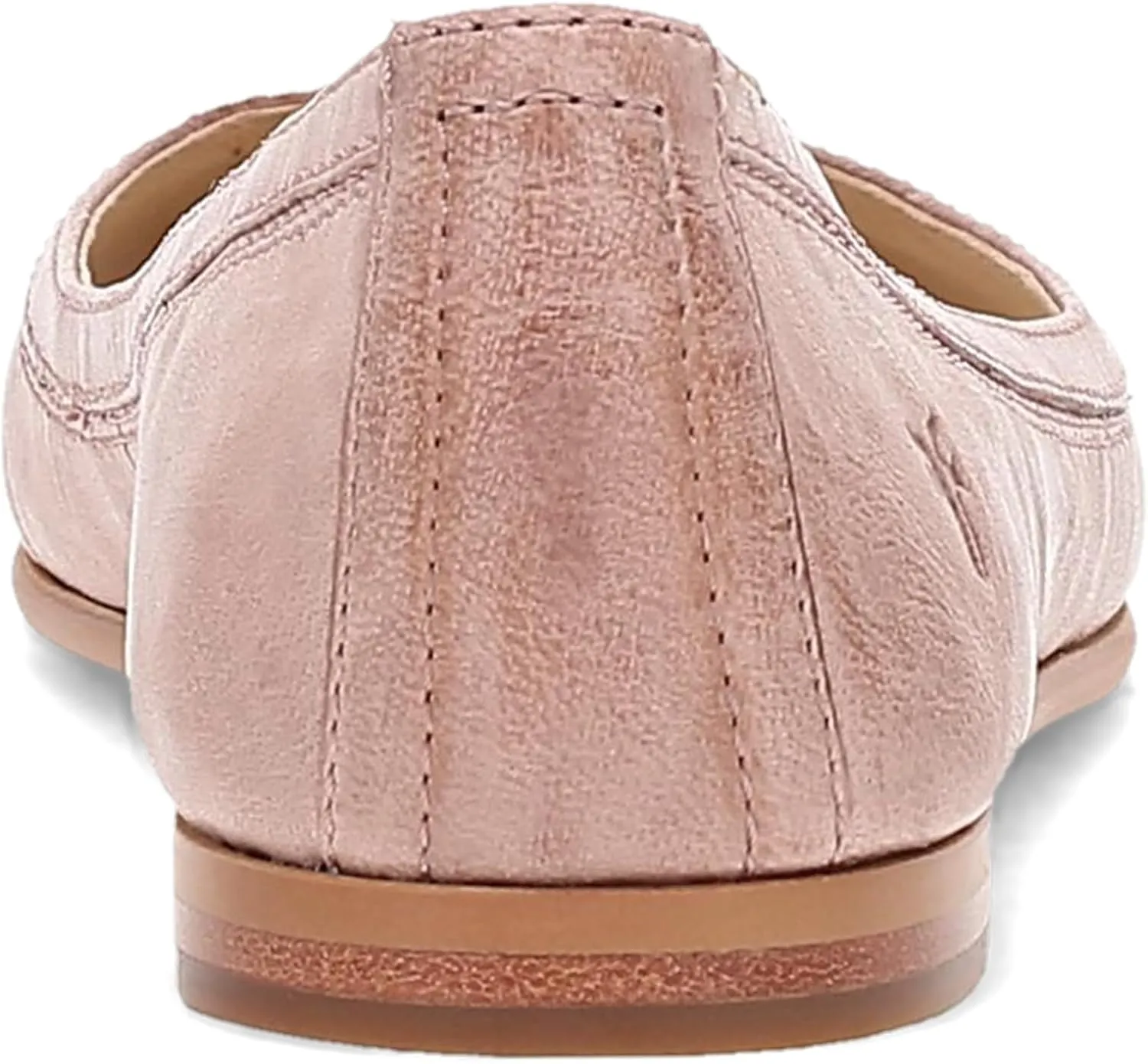 Frye Carson Ballet Flats for Women Featuring Premium Tumbled Leather with Leather Lining and Leather Outsole – 3/8" Heel