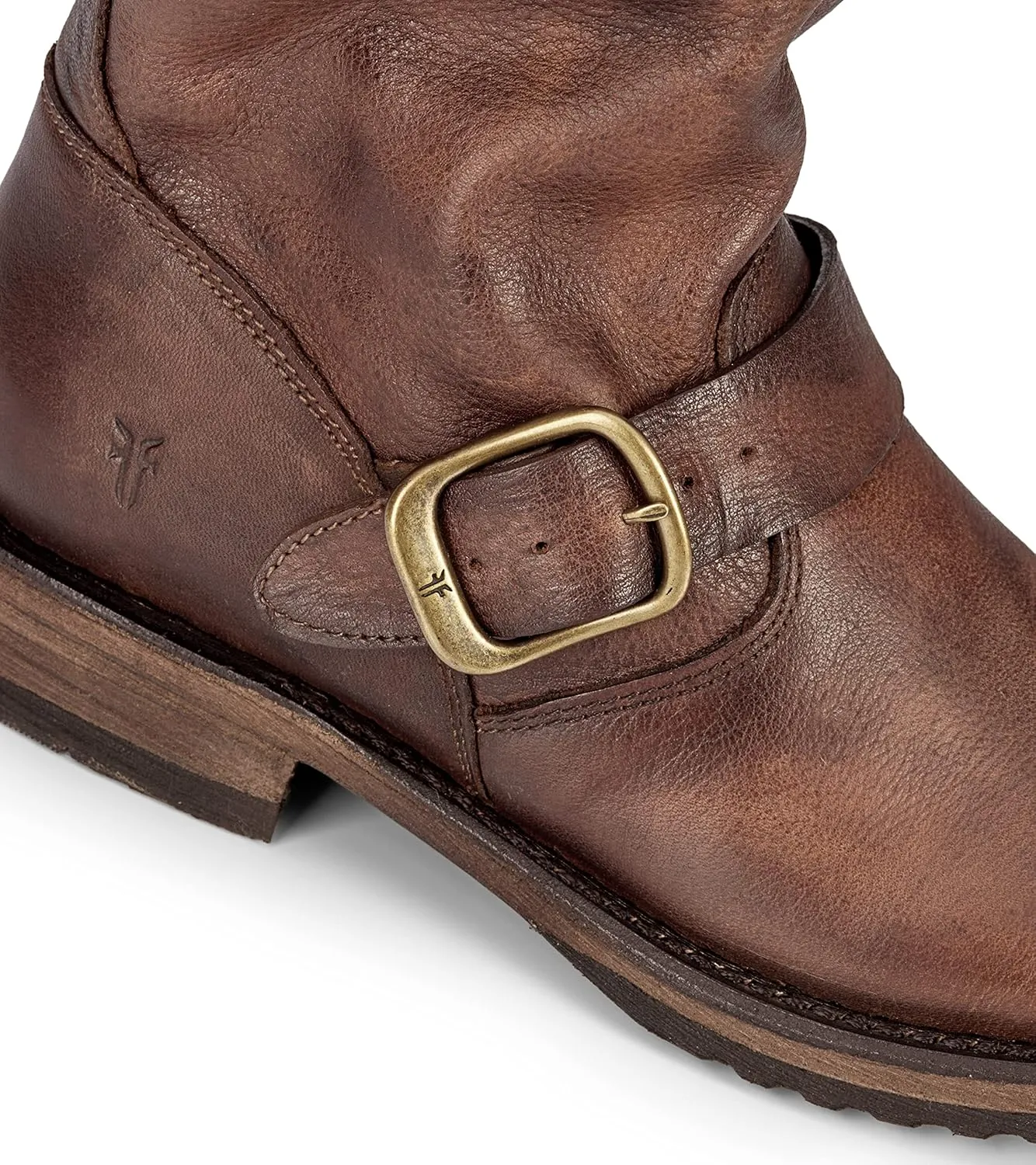 Frye Veronica Short Boots for Women Made from Full-Grain Leather with Antique Metal Hardware, Goodyear Welt Construction, and Rubber Lug Soles – 6 ¾” Shaft Height