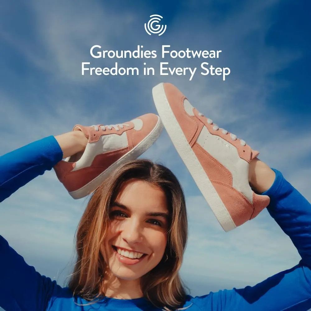 GROUNDIES Nova Barefoot Shoes for Women - Trainer Sneakers for Women with Foot-Friendly Wide Toe Box, Neutral Footbed, and Non Slip Zero Drop Outsole
