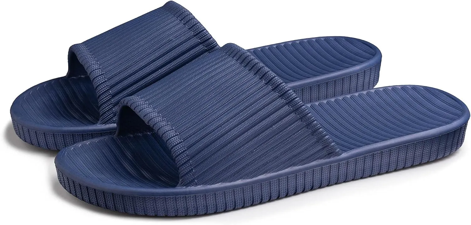 Happy Lily Shower Shoes, Women & Men’s Shower Slippers, Slides Sandals Pool Slides House Slippers Non-Slip Indoor Bathroom Shoes Beach Sandals