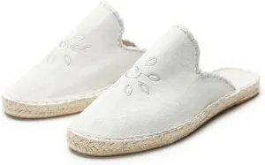 Happy Trunks Mules for Women Slip on Clogs Comfortable Backless Flats Shoes/Espadrilles for Women/Alpargatas para Mujer/Summer Shoes