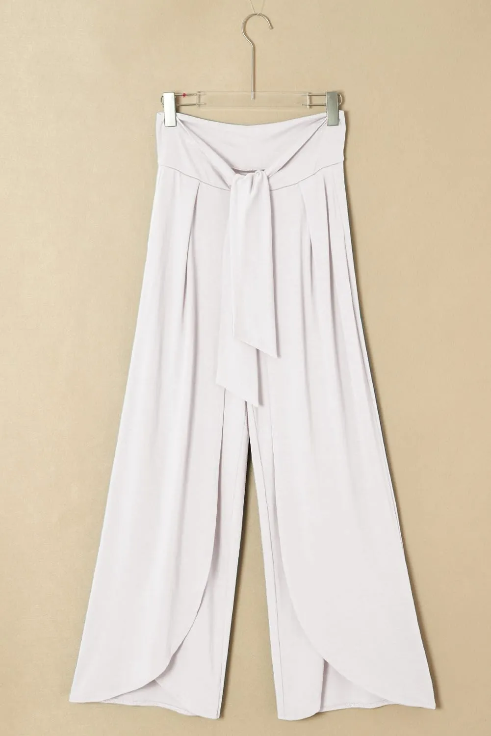 Herseas Womens Beach Pants Split Wide Leg Beach Cover Up Pants Palazzo Flowy Casual Lounge Pants
