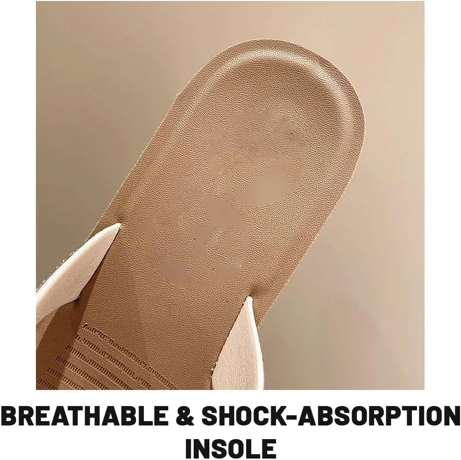 HESBITEUL Womens Platform Sandals Comfortable Walking Orthopedic Slippers Ladies Arch Support Sandals