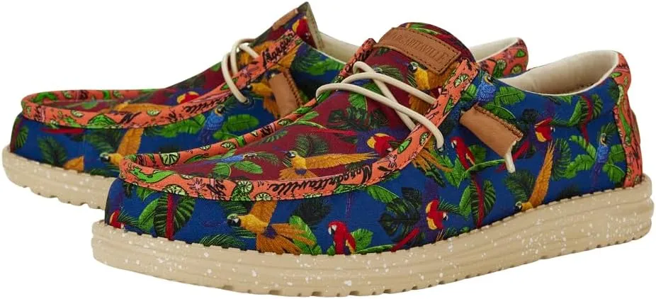 Hey Dude Wally Margaritaville | Men’s Shoes | Men's Slip-on Loafers | Comfortable & Light-Weight