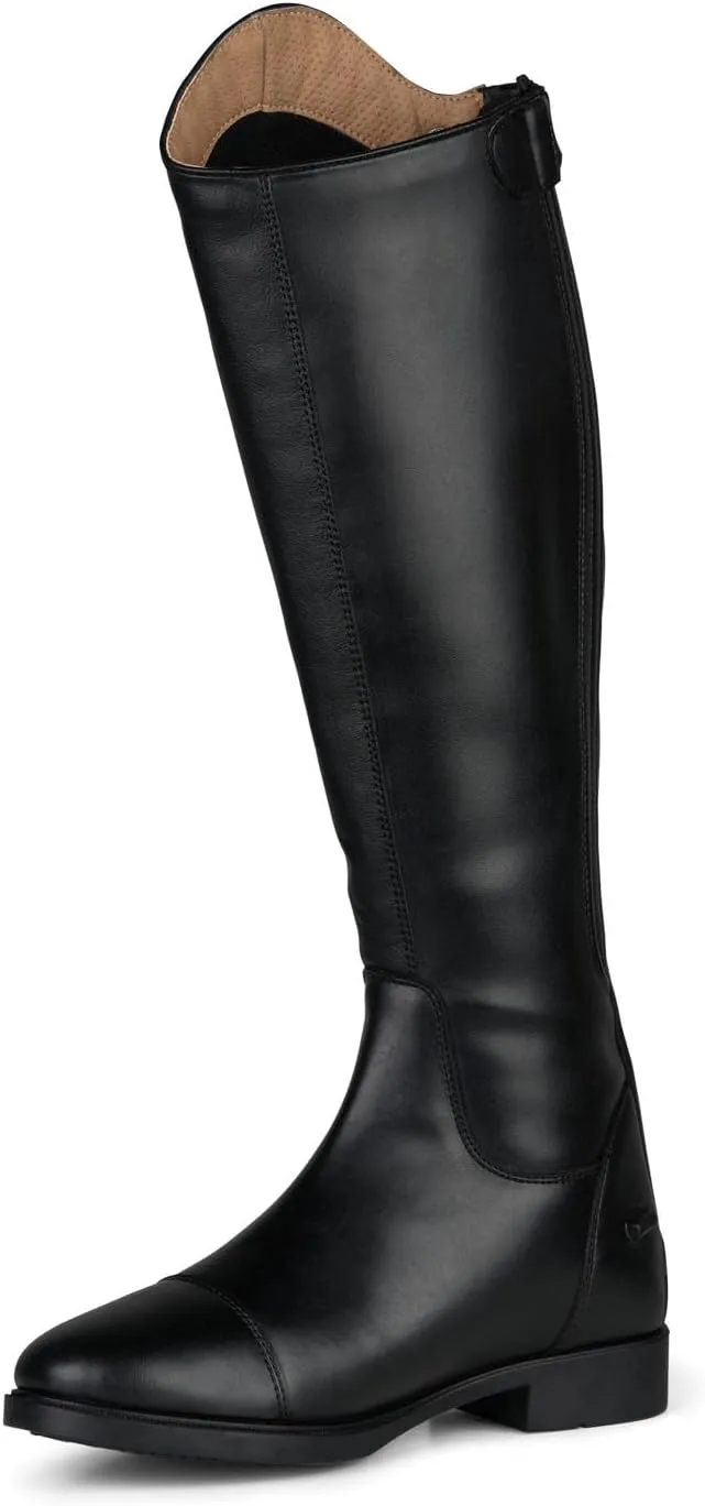 HORZE Rover Women's Synthetic Leather Dressage Tall Riding Boots | All-Weather, Water-Resistant with Rear Zipper