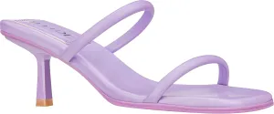 ILLUDE Women's Mules Square Toe Two Strap Low Heeled Sandals