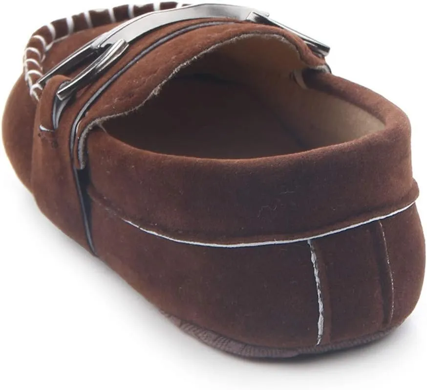 Infant Boys and Girls Oxford Shoes PU Leather Loafers Dress Shoes are Suitable for Crawling, Wedding Dress, Birthday Parties and Any Occasion