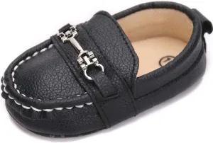 Infant Boys and Girls Oxford Shoes PU Leather Loafers Dress Shoes are Suitable for Crawling, Wedding Dress, Birthday Parties and Any Occasion