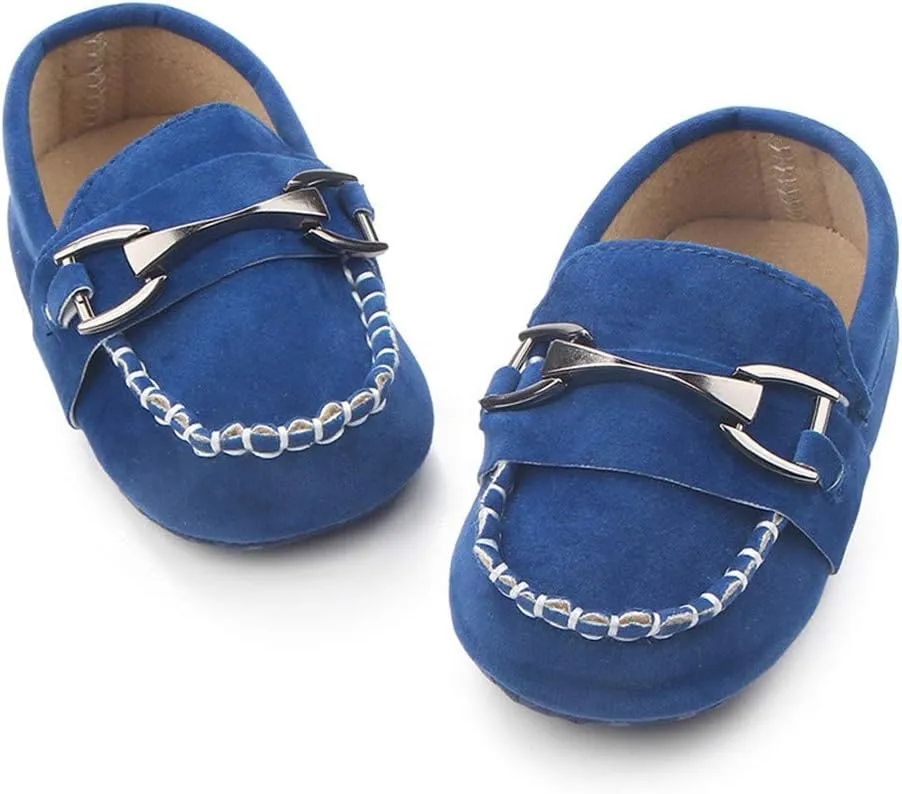Infant Boys and Girls Oxford Shoes PU Leather Loafers Dress Shoes are Suitable for Crawling, Wedding Dress, Birthday Parties and Any Occasion