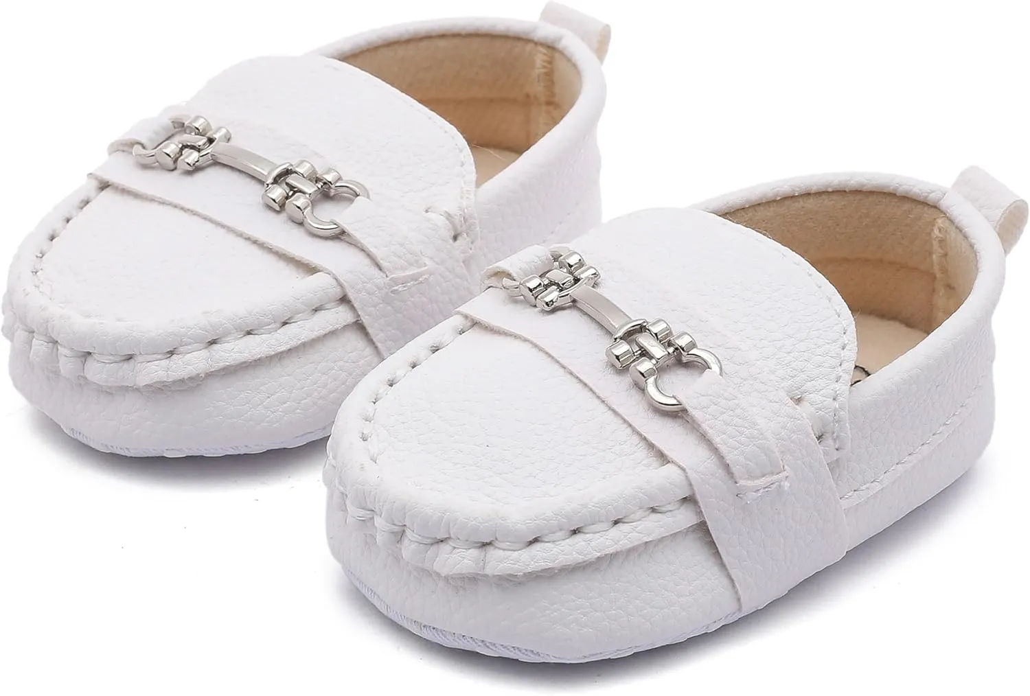 Infant Boys and Girls Oxford Shoes PU Leather Loafers Dress Shoes are Suitable for Crawling, Wedding Dress, Birthday Parties and Any Occasion