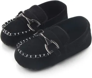 Infant Boys and Girls Oxford Shoes PU Leather Loafers Dress Shoes are Suitable for Crawling, Wedding Dress, Birthday Parties and Any Occasion