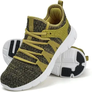 INZCOU Running Shoes Lightweight Tennis Shoes Non Slip Gym Workout Shoes Breathable Mesh Walking Sneakers