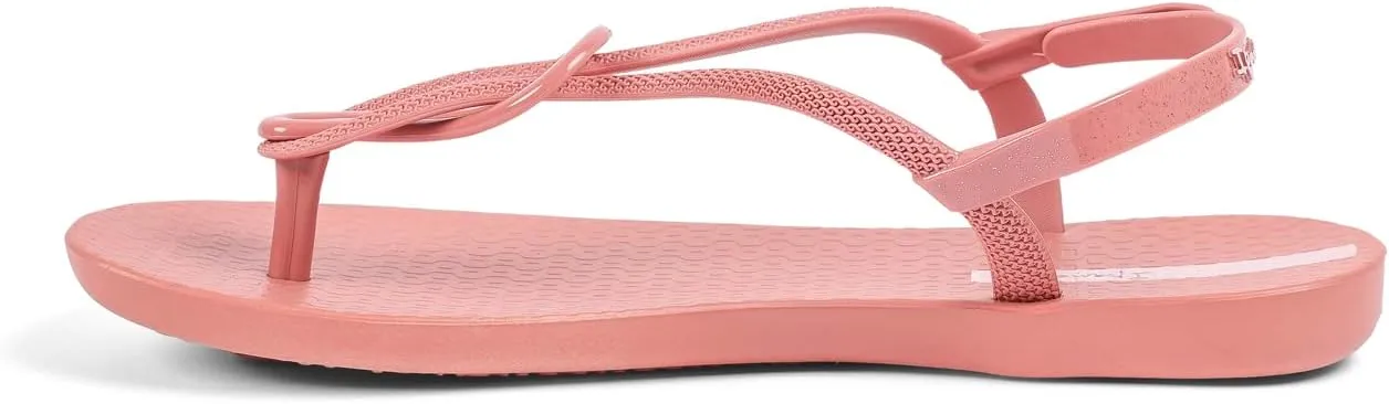 Ipanema Women's Trendy Sandals - Comfortabe and Stylish T-Strap Flat Sandals with Adjustable Ankle Strap Closure