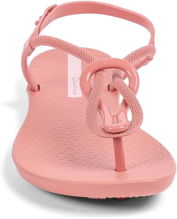 Ipanema Women's Trendy Sandals - Comfortabe and Stylish T-Strap Flat Sandals with Adjustable Ankle Strap Closure