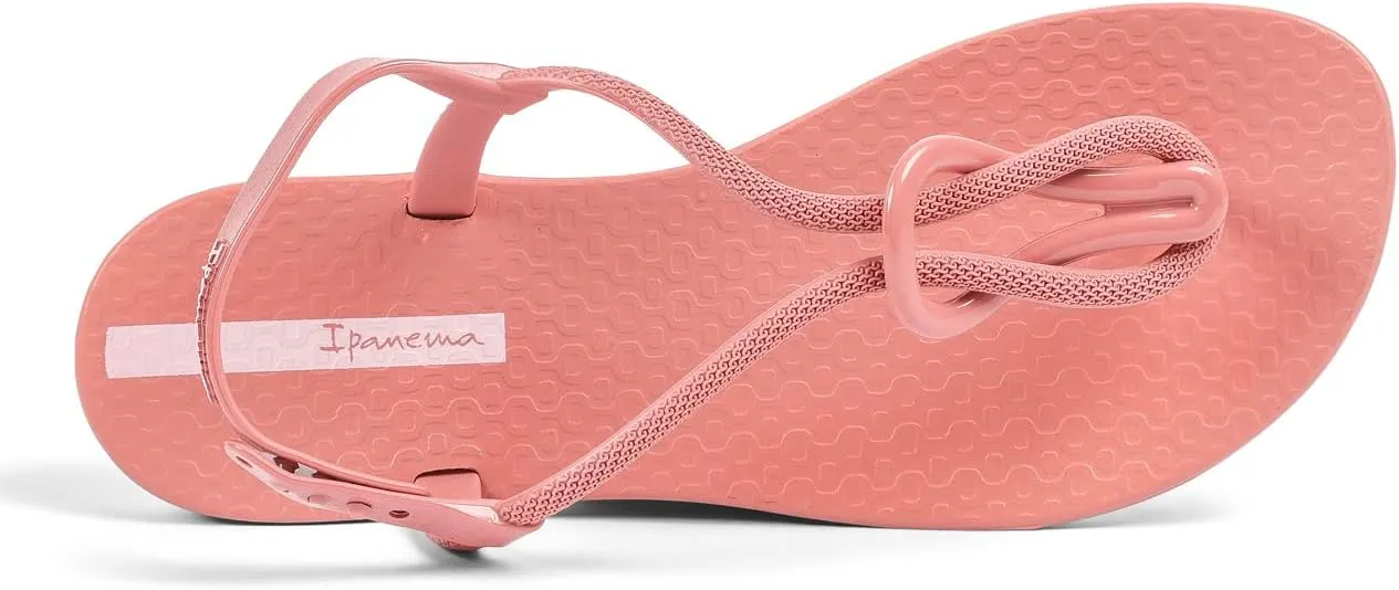 Ipanema Women's Trendy Sandals - Comfortabe and Stylish T-Strap Flat Sandals with Adjustable Ankle Strap Closure