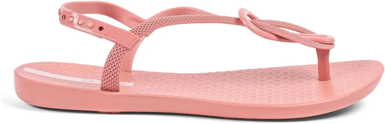 Ipanema Women's Trendy Sandals - Comfortabe and Stylish T-Strap Flat Sandals with Adjustable Ankle Strap Closure