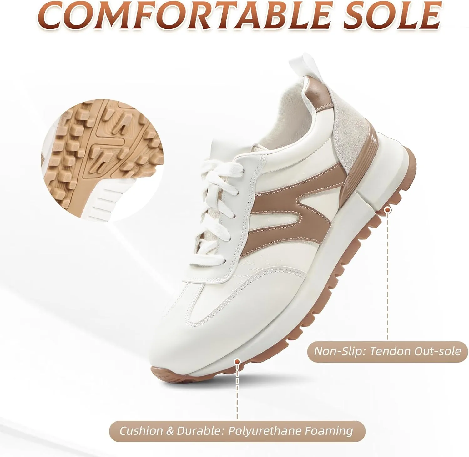 IXU 2025 Sneakers for Women Casual Walking Shoes Comfortable Tennis Running Fashion Shoes Fall Shoes 2025