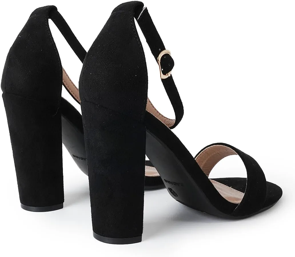 J. Adams Shirley Heels for Women - Ankle Strap High Heel Dressy Sandals