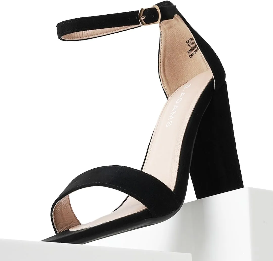 J. Adams Shirley Heels for Women - Ankle Strap High Heel Dressy Sandals