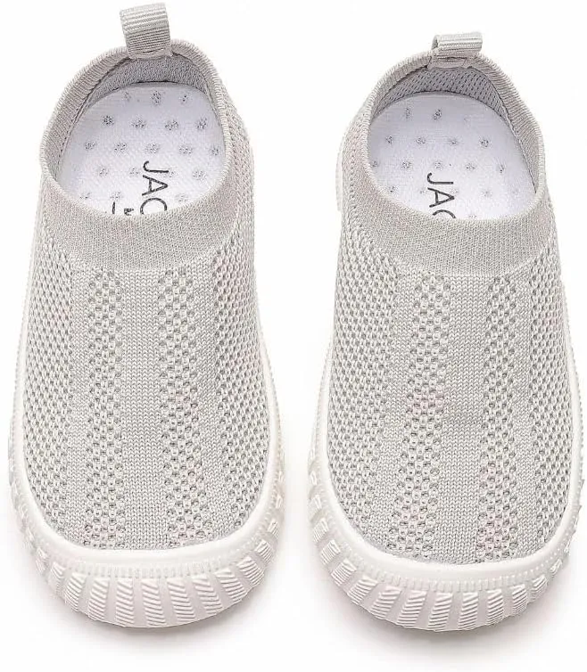 Jack & Lily Socks & Canvas Sneakers for Kids- Breathable Toddler Shoes with Non-Slip Sole for Confident Steps- Kids Shoe for Comfort, Support & Daily Play- Baby Sneakers Keep Little Feet Happy All Day