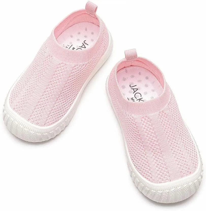 Jack & Lily Socks & Canvas Sneakers for Kids- Breathable Toddler Shoes with Non-Slip Sole for Confident Steps- Kids Shoe for Comfort, Support & Daily Play- Baby Sneakers Keep Little Feet Happy All Day