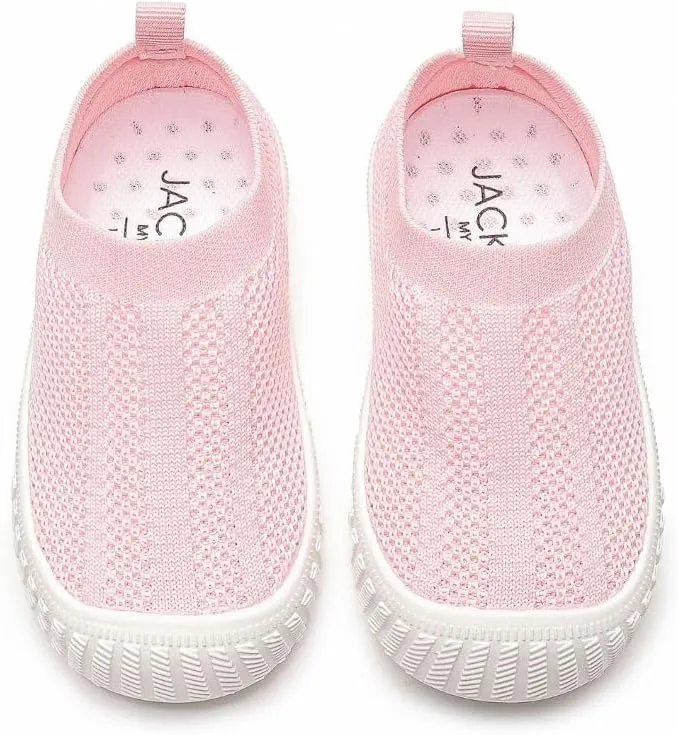 Jack & Lily Socks & Canvas Sneakers for Kids- Breathable Toddler Shoes with Non-Slip Sole for Confident Steps- Kids Shoe for Comfort, Support & Daily Play- Baby Sneakers Keep Little Feet Happy All Day