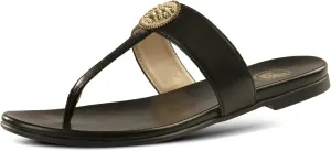JATAREA Slip-On Flat Toe Post T-Strap Sandals for Women | Benu