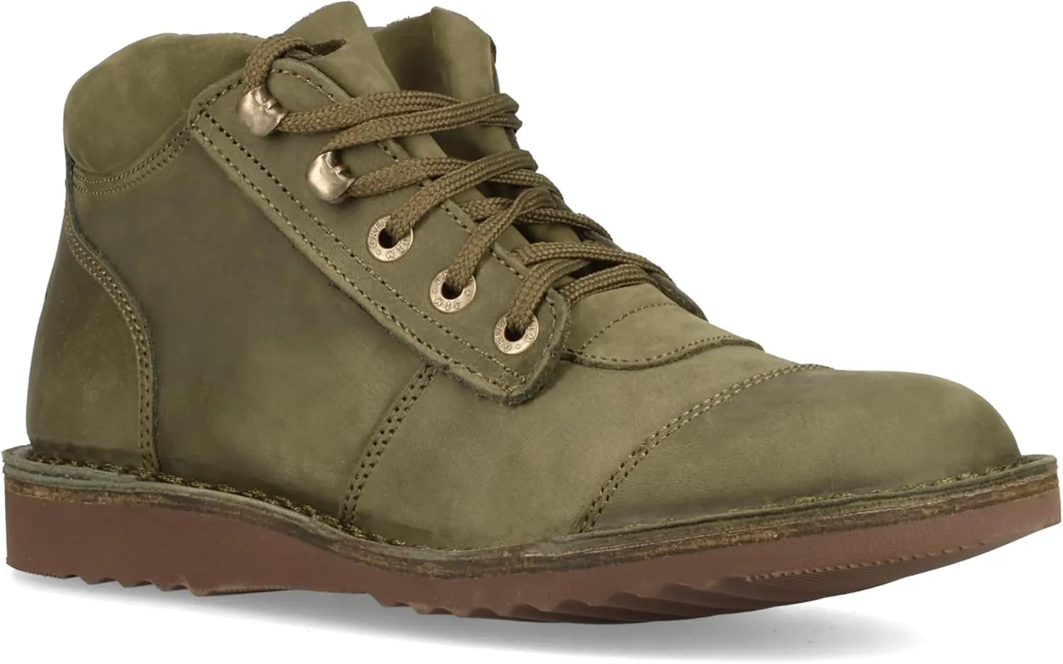 JIM GREEN Men's African Ranger Boots Lace-Up Water Resistant Full Grain Leather Work or Hiking Boot