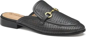 Johnston & Murphy Perfed Bit Mule Women’s Shoe, Women’s Dress Shoes, Office Shoes for Women, Slip On Leather Mules