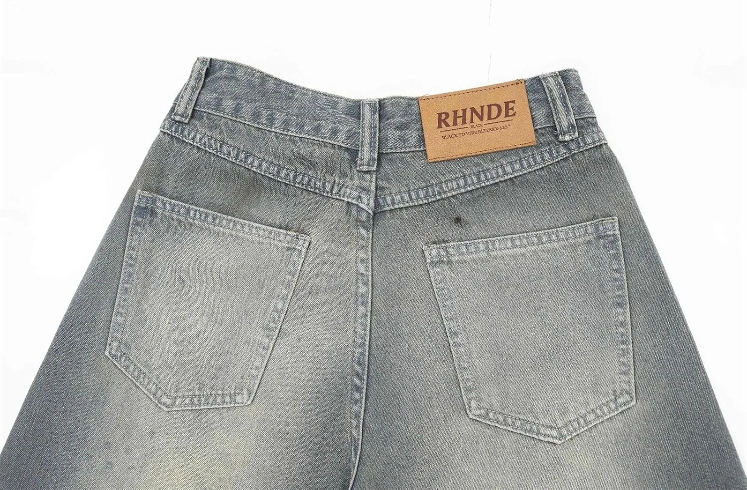 Jorts Women's & Men's Black Denim Shorts Jean Shorts Y2k Style Long Jorts Wide Leg Baggy with Pockets