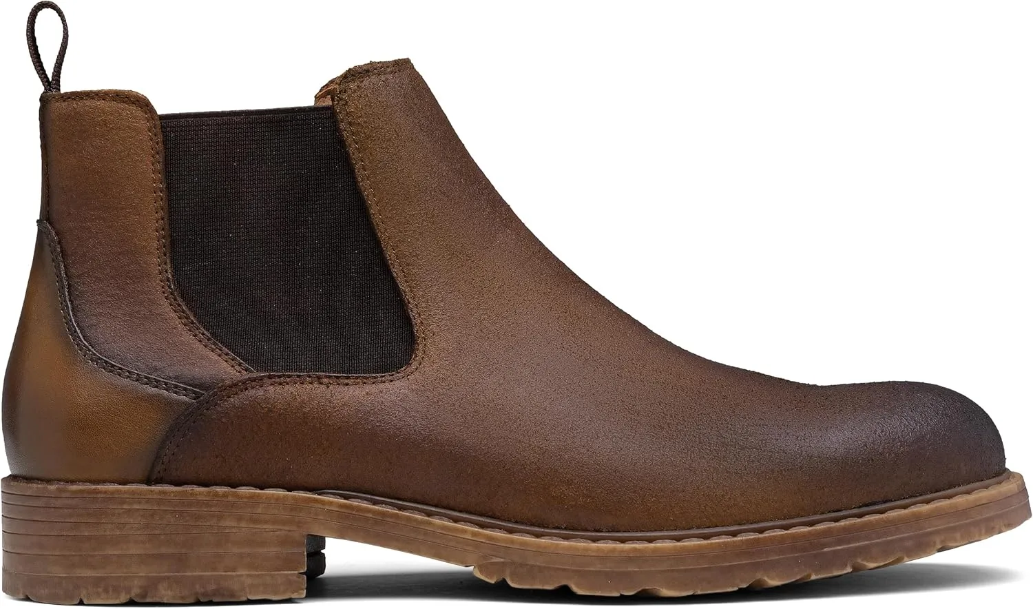 Jousen Men's Chelsea Boots Leather Distressed Boots for Men