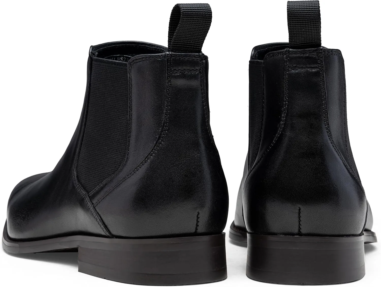 Jousen Men's Chelsea Boots Polished Premium Leather Ankle Dress Boots Classic Retro Slip On Boots for Men