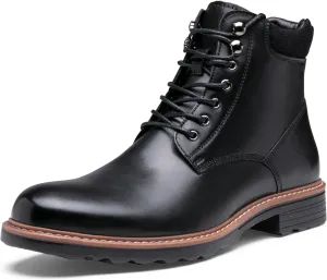 Jousen Men's Dress Boots Leather Boots for Men Formal Chukka Boots Mens Business Mens Boots
