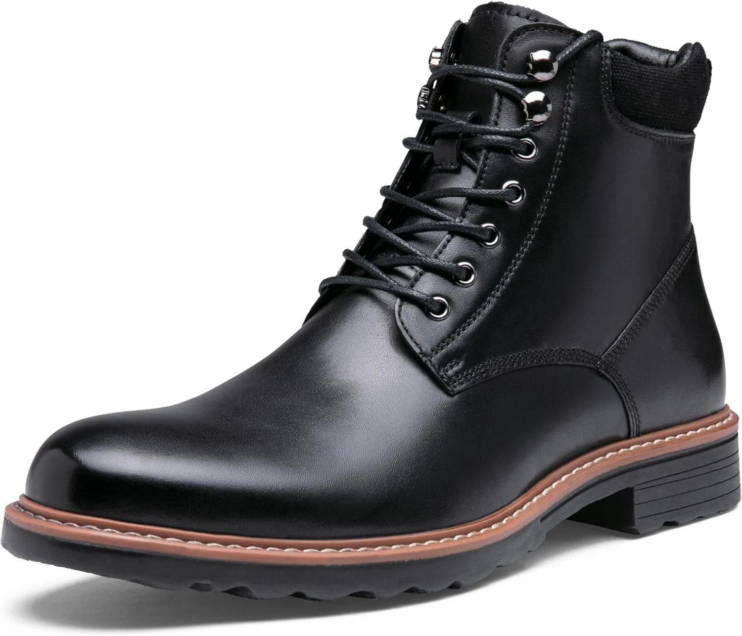Jousen Men's Dress Boots Leather Boots for Men Formal Chukka Boots Mens Business Mens Boots