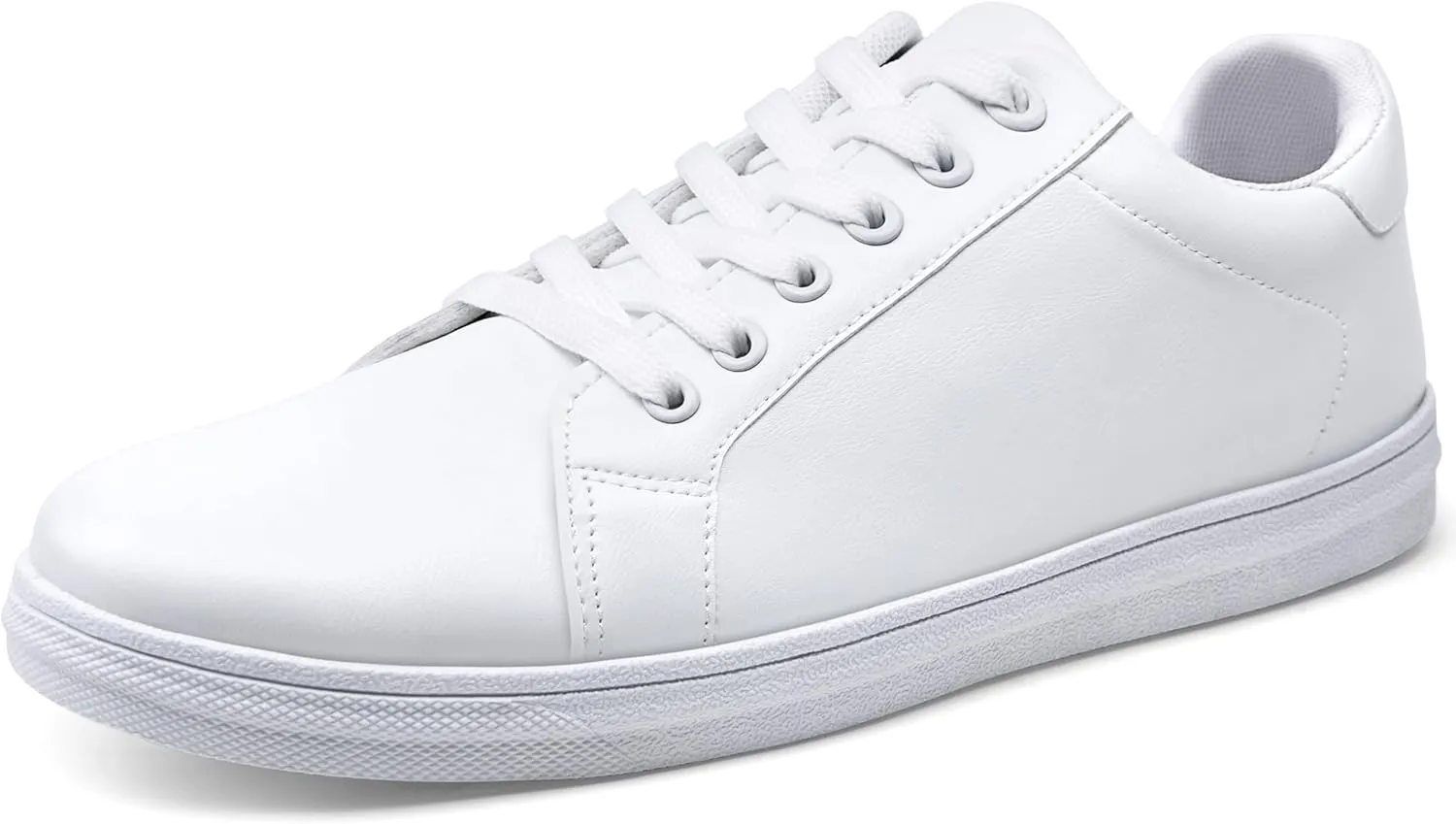 Jousen Men's Fashion Sneakers White Shoes for Men Casual Breathable Shoes