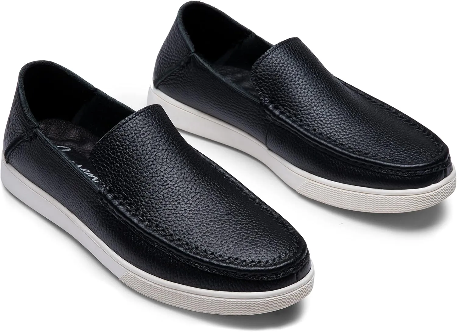 Jousen Men's Loafers & Slip-ons Leather Mens Casual Shoes