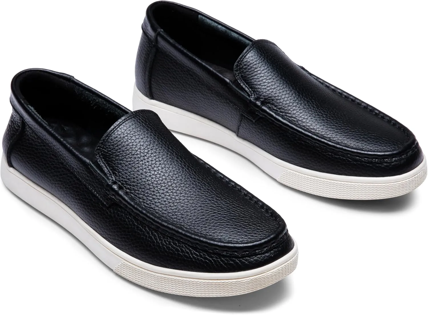 Jousen Men's Loafers & Slip-ons Leather Mens Casual Shoes