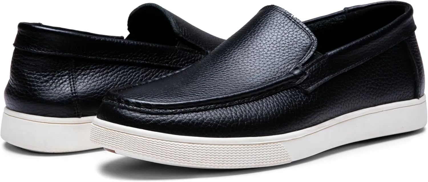 Jousen Men's Loafers & Slip-ons Leather Mens Casual Shoes
