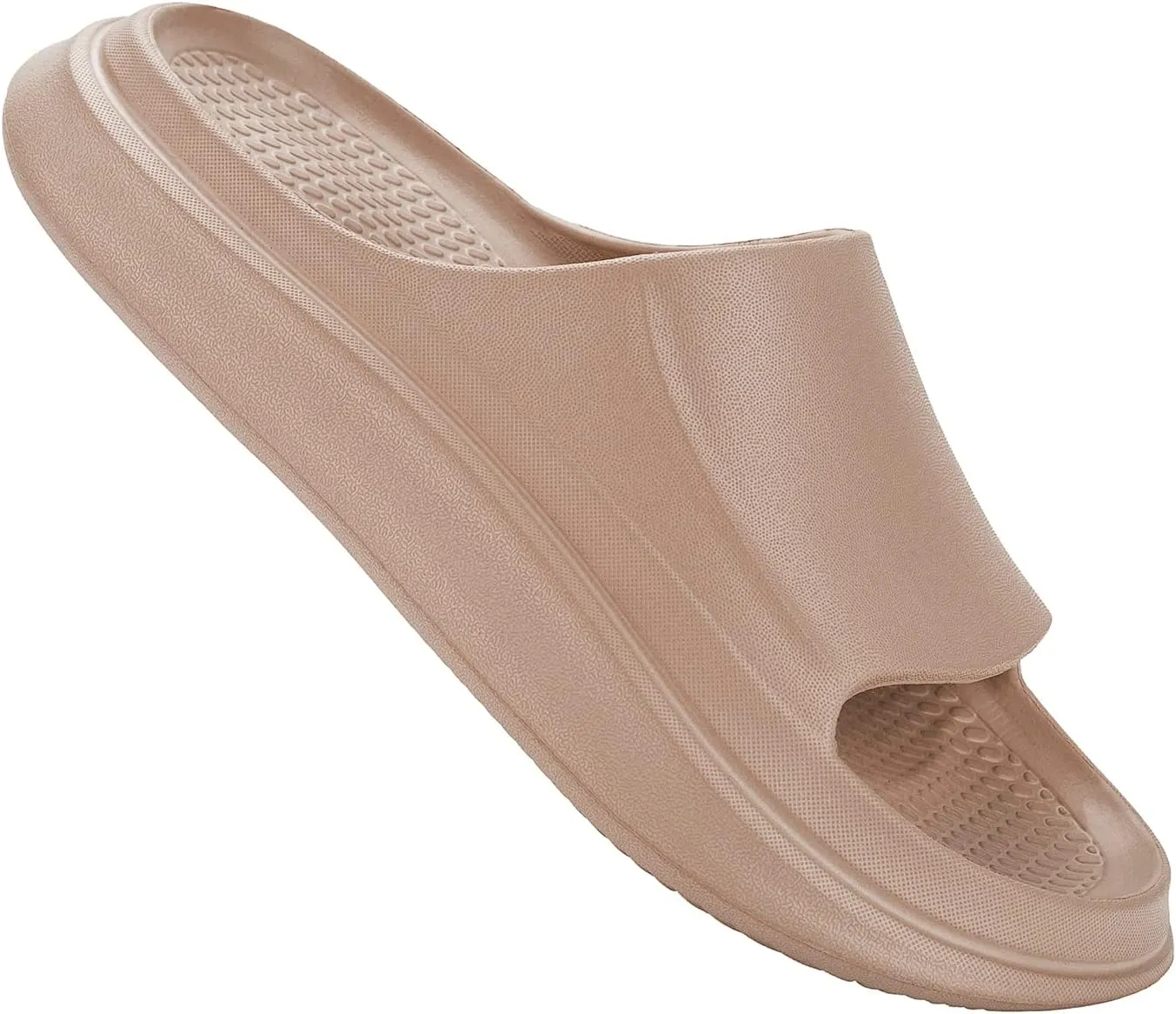 Jscreen Cloud Slides for Women and Men, EVA Non-Slip Super Soft Quick Drying Pillow Slippers, Lightweight Spa Open Toe Bathroom Shower Sandals Massage Foam Slippers for Indoor Outdoor