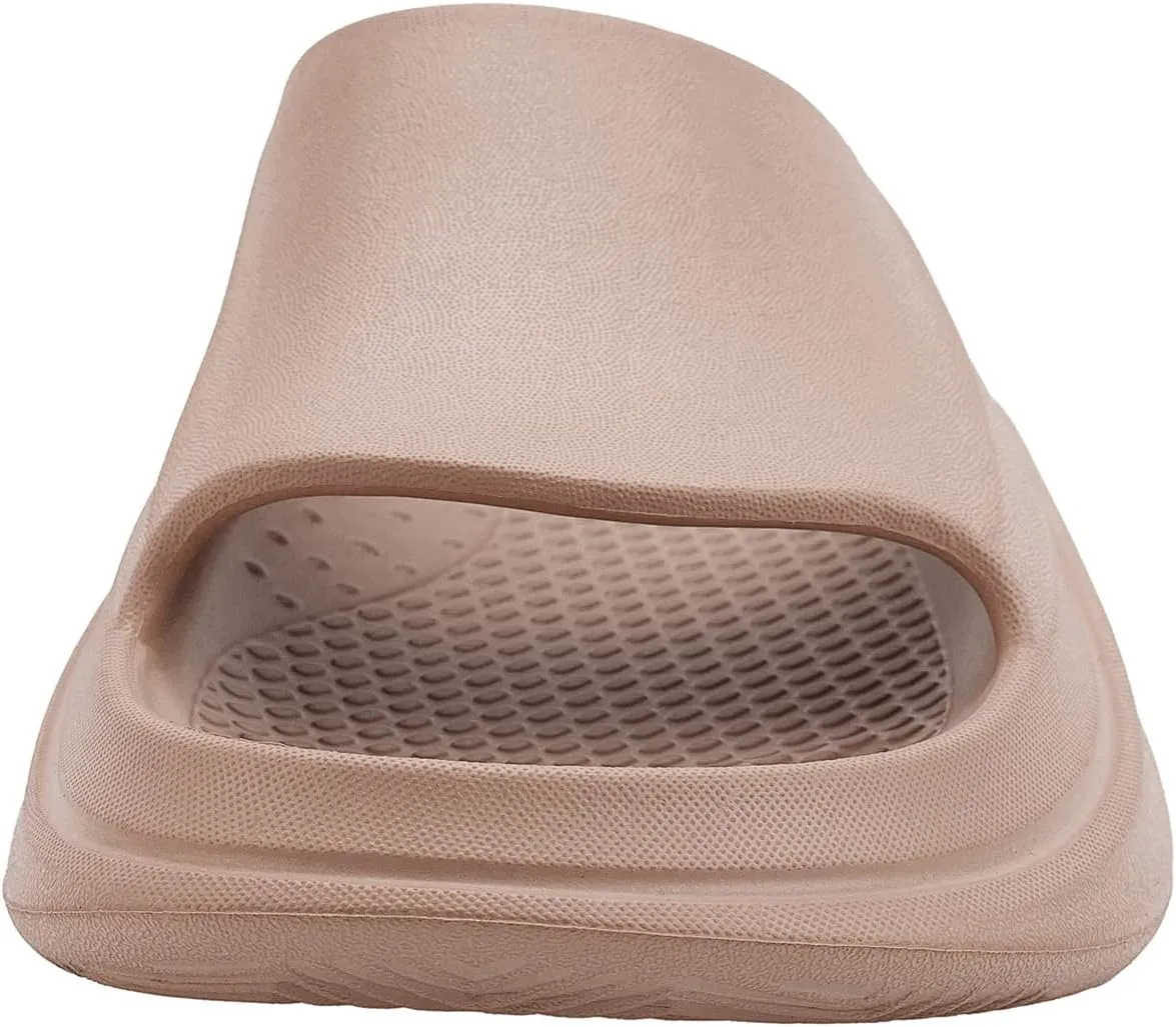 Jscreen Cloud Slides for Women and Men, EVA Non-Slip Super Soft Quick Drying Pillow Slippers, Lightweight Spa Open Toe Bathroom Shower Sandals Massage Foam Slippers for Indoor Outdoor