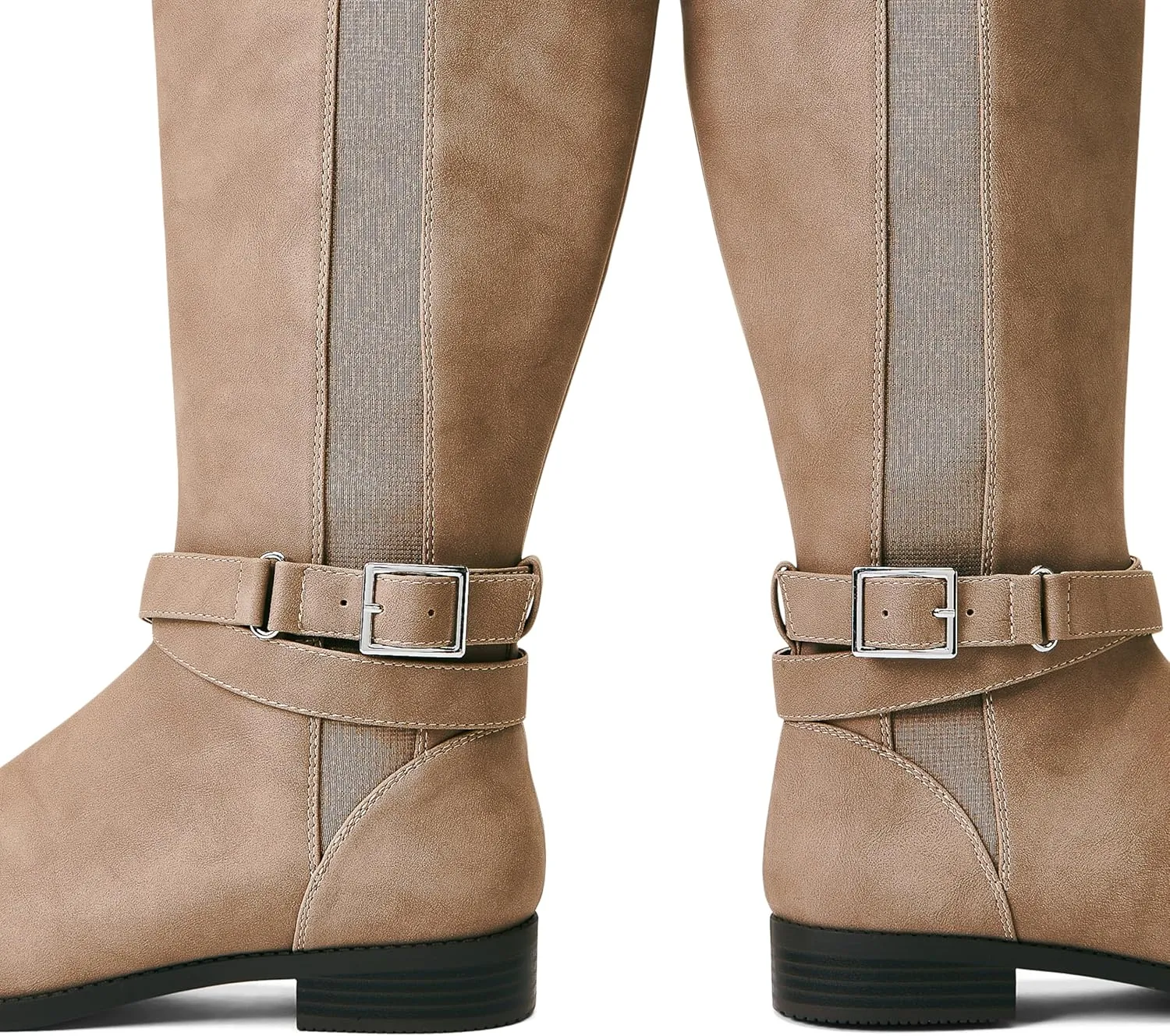 JustFab Noel Flat Boots for Women - Women's Boots, Riding Boots, Knee High Boots for Women, Womens Boots & Booties - Casual Boots for Women